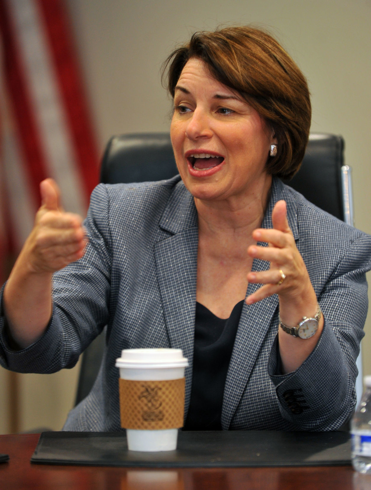 Democratic Presidential candidate Amy Klobuchar